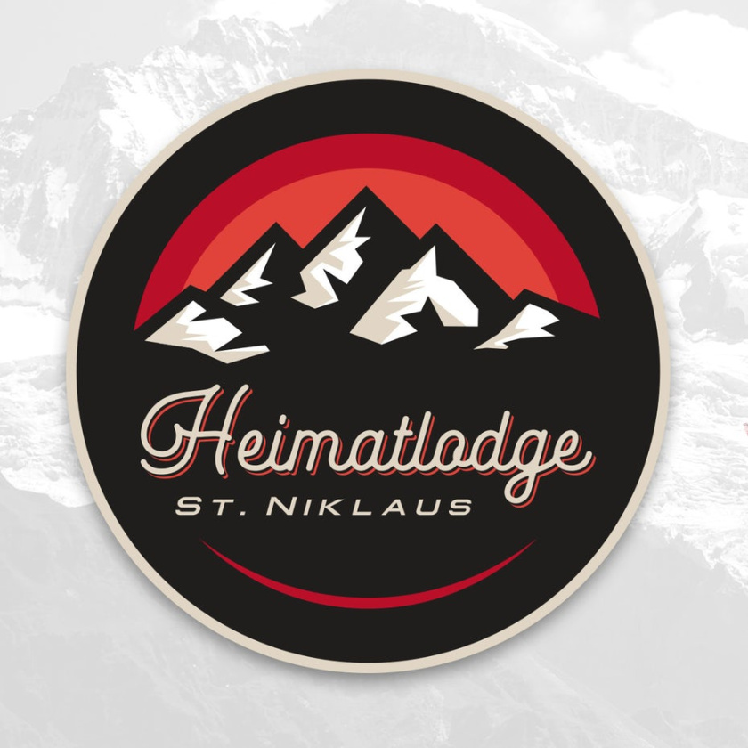 住宅風格酒店logo設計-山區小屋標志