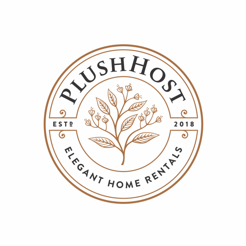 住宅風格酒店logo設計-一個直接但又巧妙的大膽徽標，適用于長住租賃住宿