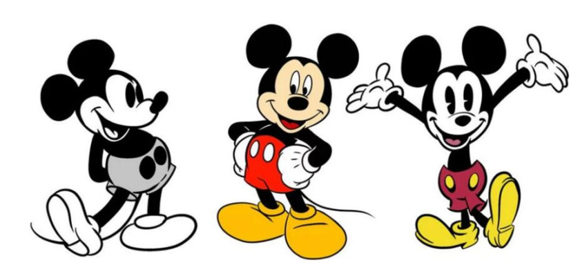 米老鼠的三種變體