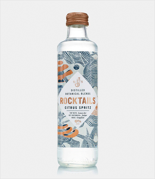 首款低泡植物混合飲料“柑橘雪碧“品牌logo設計包裝設計”美人魚“篇