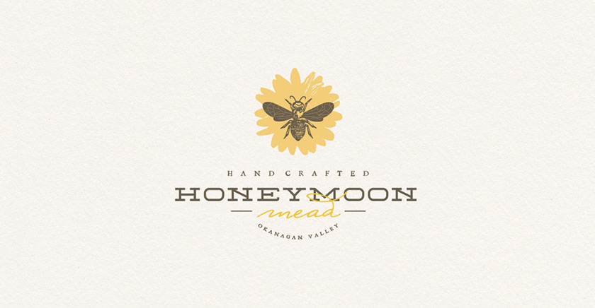 黃色輪廓的蒲公英與蜜蜂的溫暖灰色圖像覆蓋在上面