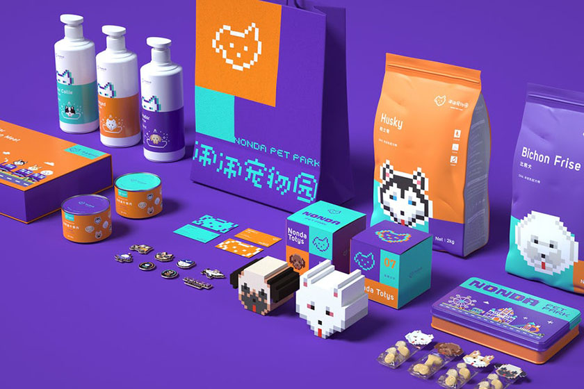 9款鼓舞人心的2019年包裝設計趨勢-數位像素藝術包裝設計