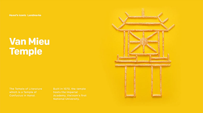 關于麥當勞薯條的創意廣告活動-建筑地標平面廣告創意設計