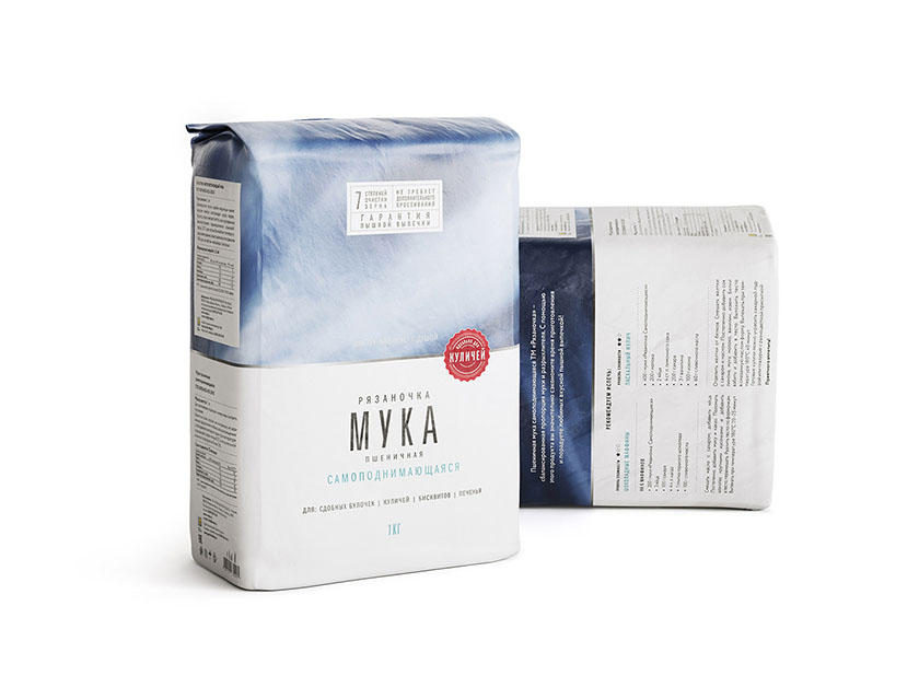 俄羅斯面粉包裝設(shè)計(jì)，承載大自然的精華