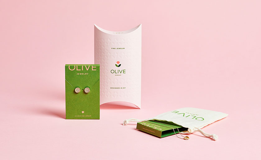Olive 珠寶飾品品牌形象設計包裝設計