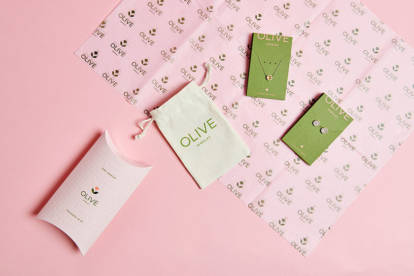 Olive 珠寶飾品品牌形象設計包裝設計