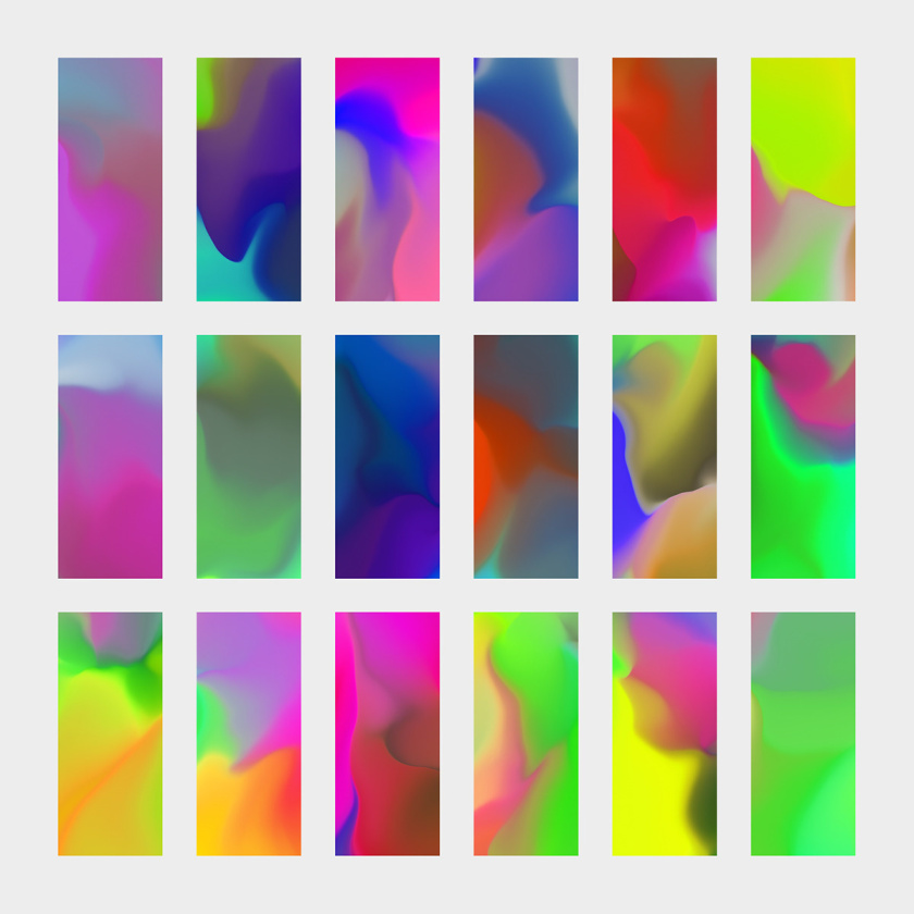 Laroché巧克力創造一個充滿活力多彩漸變色的包裝設計