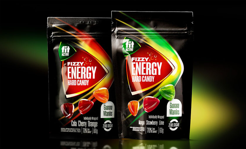 FIT ACTIV 休閑能量食品包裝，統(tǒng)一的結構和品牌識別設計