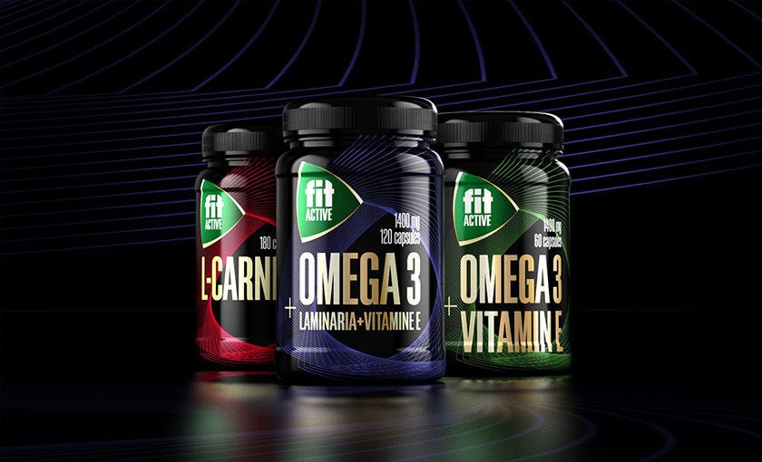 FIT ACTIV 休閑能量食品包裝，統(tǒng)一的結構和品牌識別設計