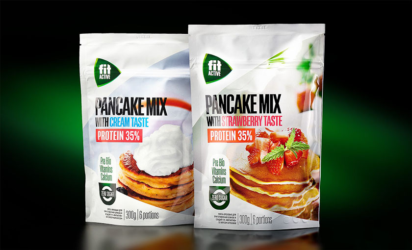 FIT ACTIV 休閑能量食品包裝，統(tǒng)一的結構和品牌識別設計