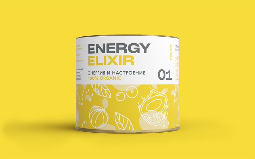 HEYDAY ELIXIR是一種功能性滋補草藥補品包裝設計