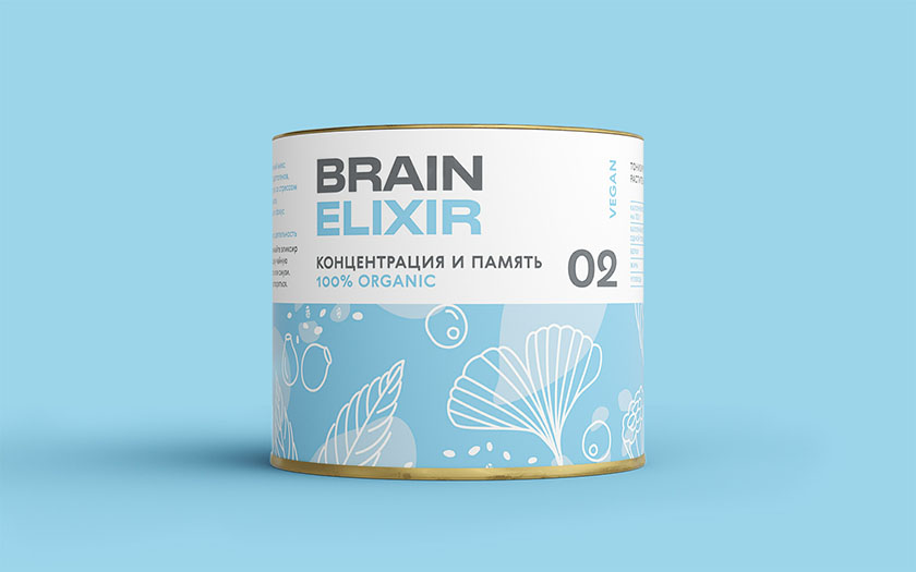 HEYDAY ELIXIR是一種功能性滋補草藥補品包裝設計