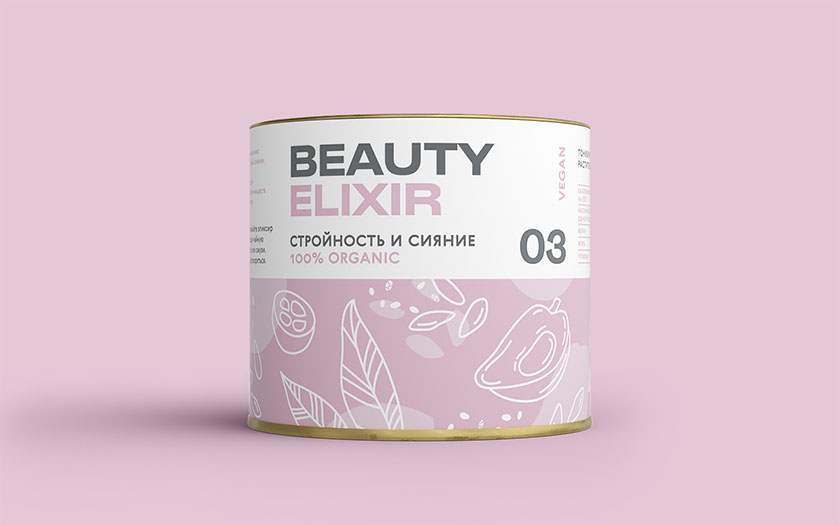 HEYDAY ELIXIR是一種功能性滋補草藥補品包裝設計