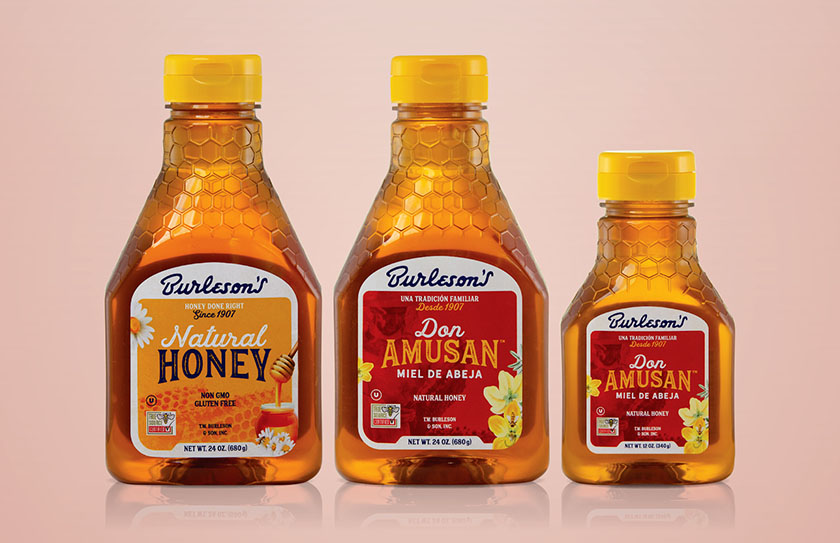 Burleson''''s Honey 蜂蜜 產品包裝設計