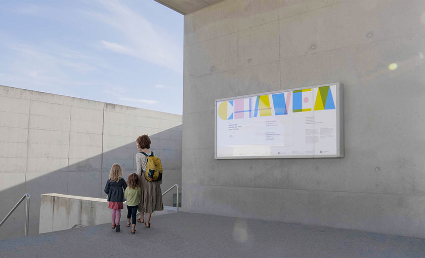 兒童品牌設計:Chavea 家庭藝術文化節以字母為核心的品牌視覺設計