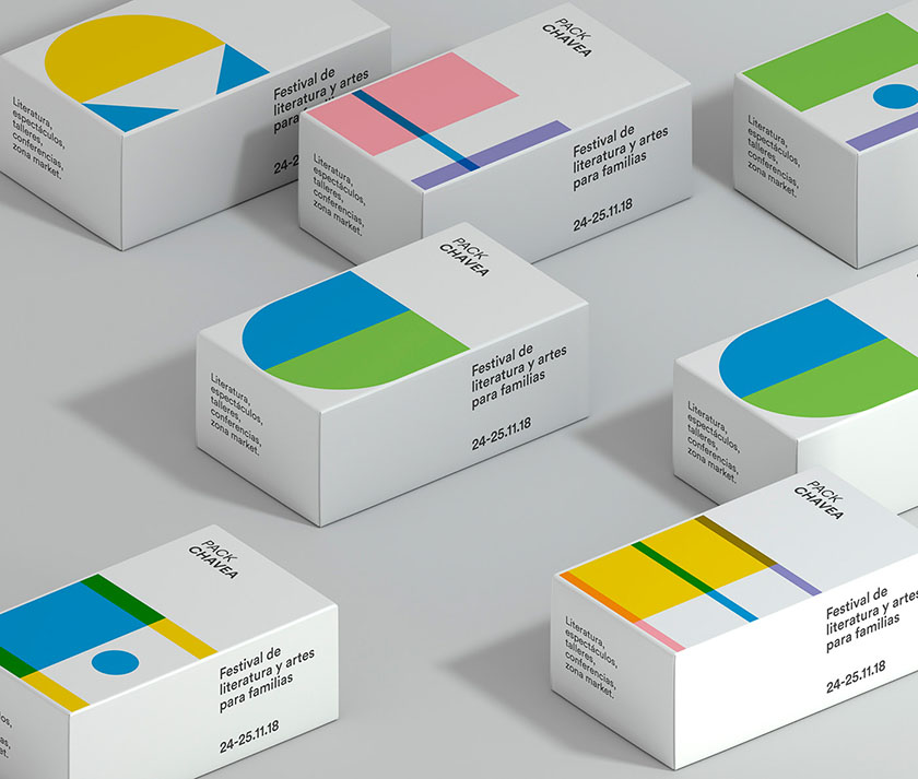 Chavea 家庭藝術文化節以字母為核心的品牌視覺設計