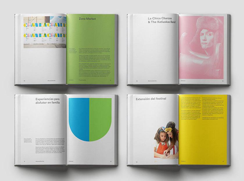 Chavea 家庭藝術文化節以字母為核心的品牌視覺設計