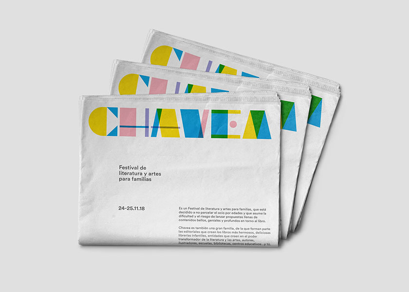 Chavea 家庭藝術文化節以字母為核心的品牌視覺設計