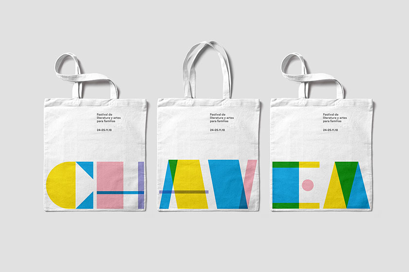 兒童品牌設計:Chavea 家庭藝術文化節以字母為核心的多彩品牌視覺設計