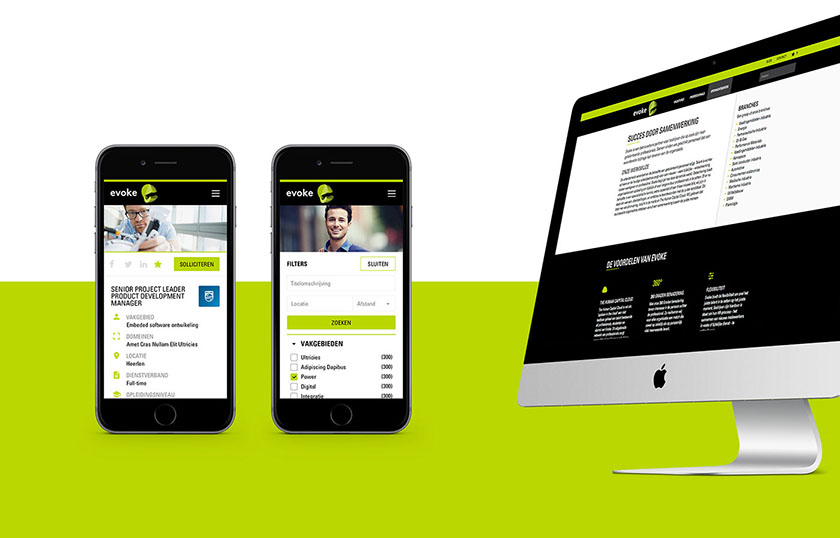 EVOKE 招聘平臺網(wǎng)站品牌視覺形象設計-網(wǎng)站設計