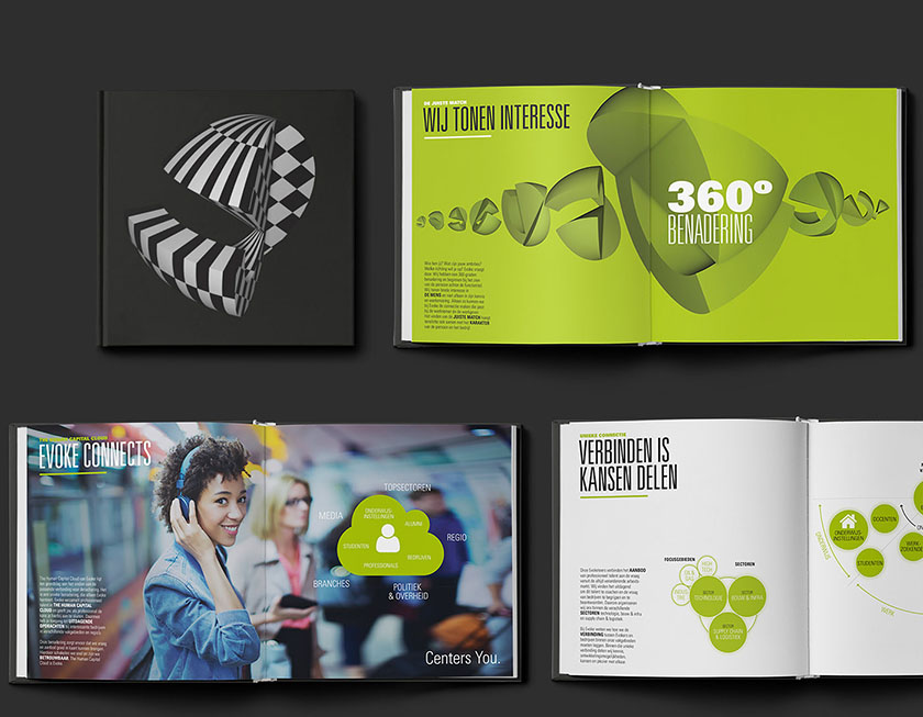 EVOKE 招聘平臺網(wǎng)站品牌視覺形象設計-畫冊設計