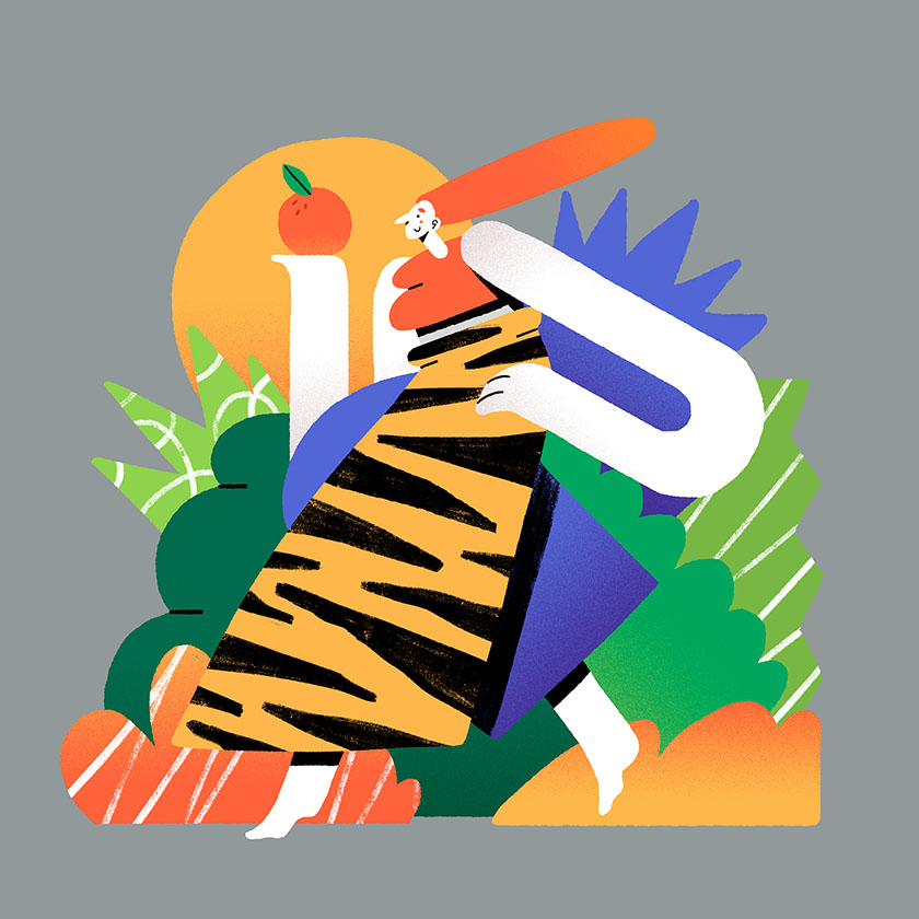 一組驚艷值超高的的插畫(huà)設(shè)計(jì)