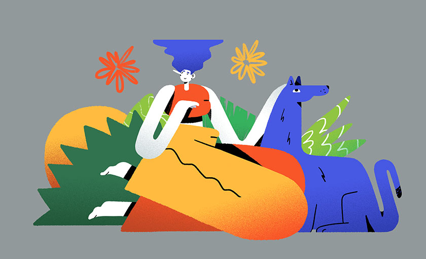 一組驚艷值超高的的插畫(huà)設(shè)計(jì)