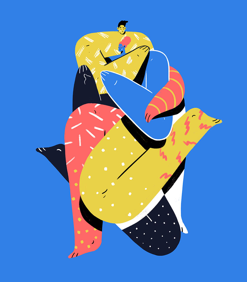 一組驚艷值超高的的插畫(huà)設(shè)計(jì)