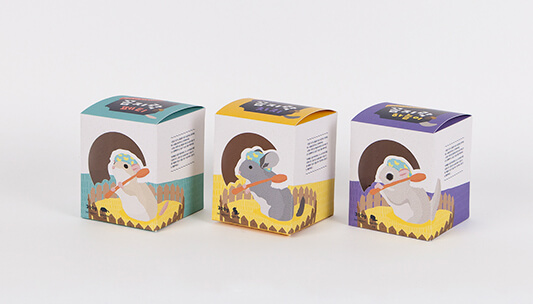 Kkomjirak 嚙齒動(dòng)物寵物食品包裝設(shè)計(jì)，可愛(ài)韓國(guó)風(fēng)插畫(huà)設(shè)計(jì)