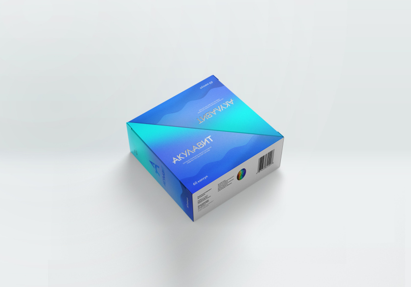 AKULAVIT 鯊魚肝脂保健品包裝設計，源自鯊魚鰭的圖形元素