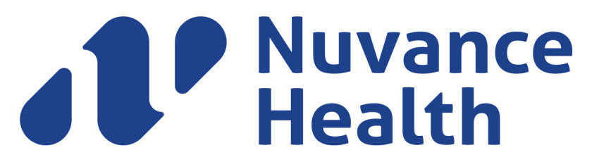 Nuvance Health醫療保健機構新logo設計，字母NH+水滴元素