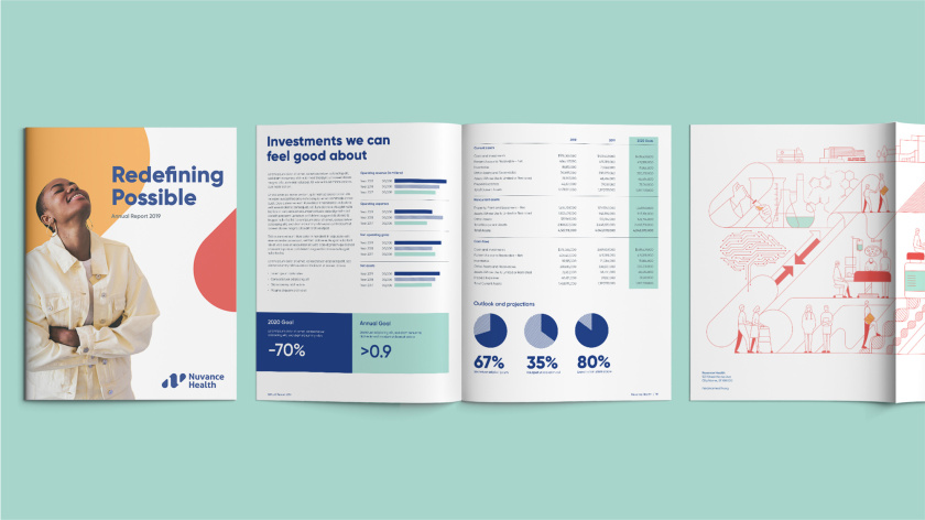 Nuvance Health醫(yī)療保健機構(gòu)新logo設(shè)計，字母NH+水滴元素