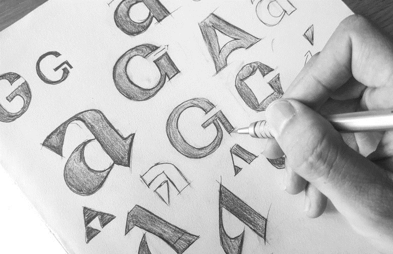 ANGIA房地產投資公司logo/VI設計，源自建筑的向上運動風格