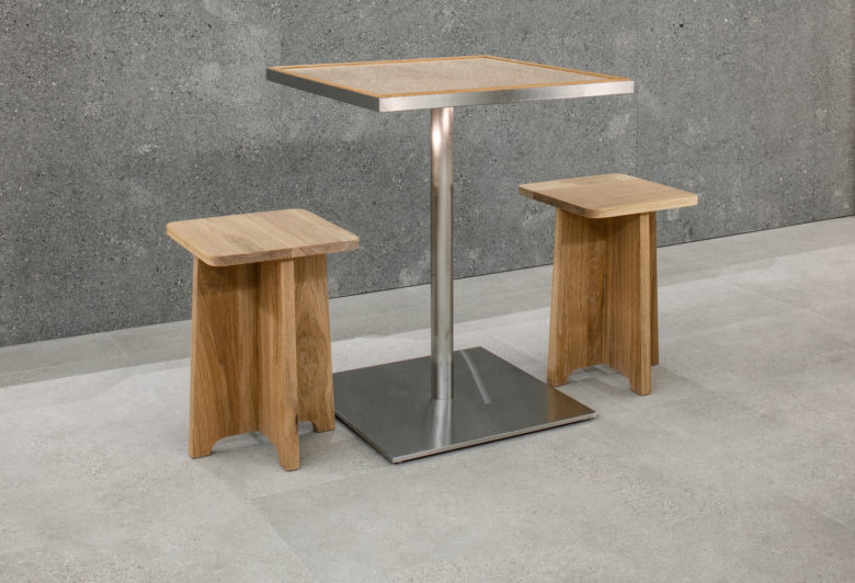  SAEMCafé咖啡店餐飲空間設計，穩定比例的結構美學