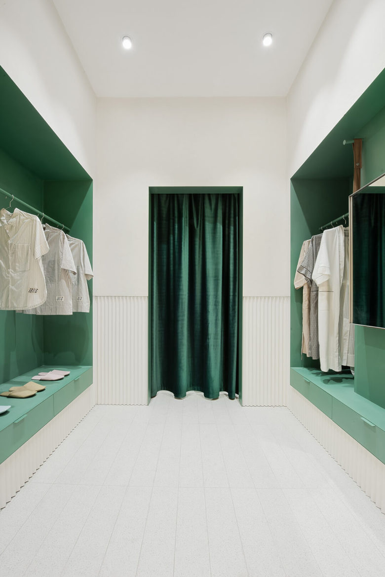 NBYHOME紡織品和日常用品商店商業空間設計，愜意開放的空間設計