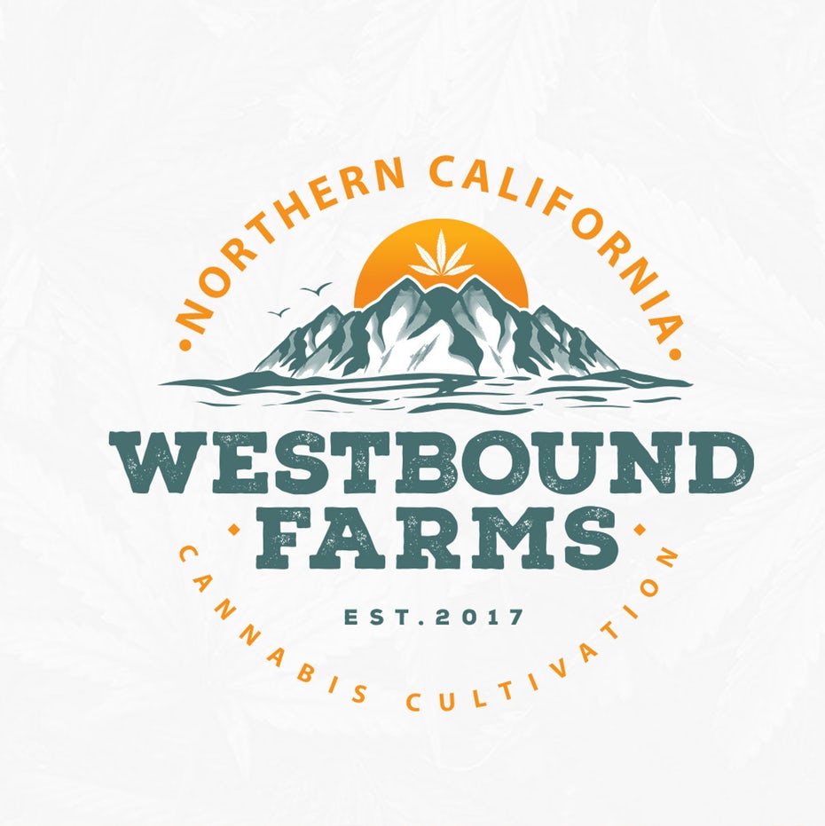 Westbound Farms 農場農業logo設計