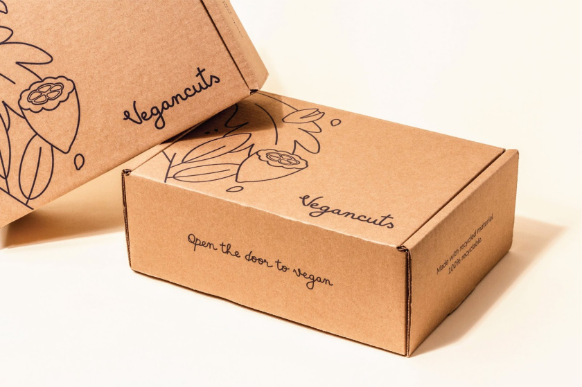 Vegancuts素食品牌形象全案設計“線條風格”-包裝設計