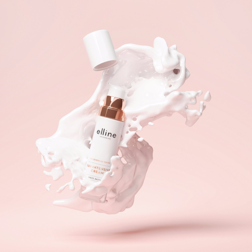 Elline青春寶藏奢侈風化妝品包裝設計，世界第一款LED發(fā)光技術包裝