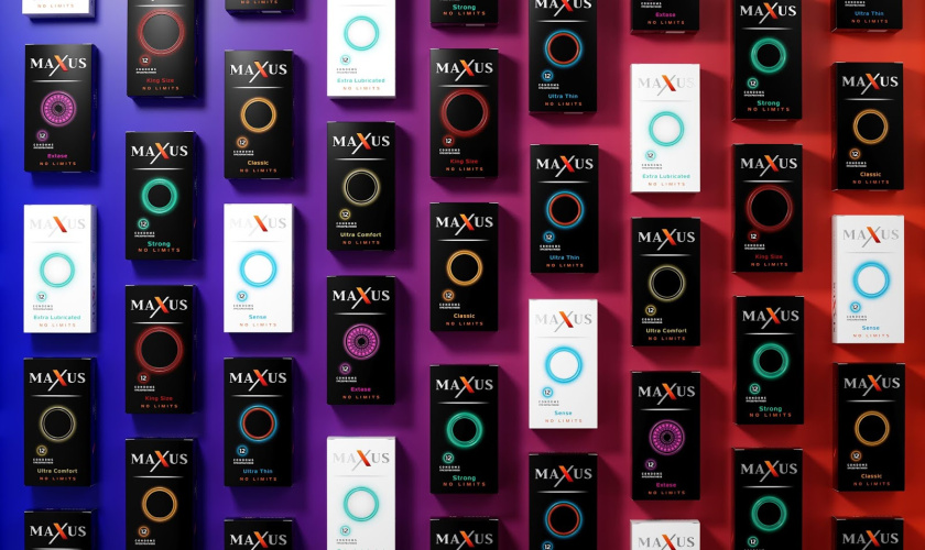 MAXUS安全套包裝設(shè)計(jì)“行星”元素