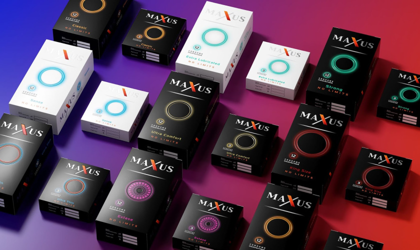 MAXUS安全套包裝設(shè)計(jì)“行星”元素