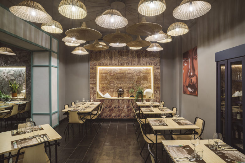 Dhabbu亞洲美食餐廳餐飲空間設計，突出亞洲元素