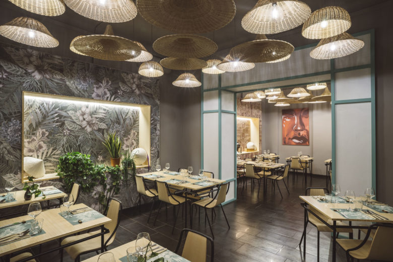 Dhabbu亞洲美食餐廳餐飲空間設計，突出亞洲元素