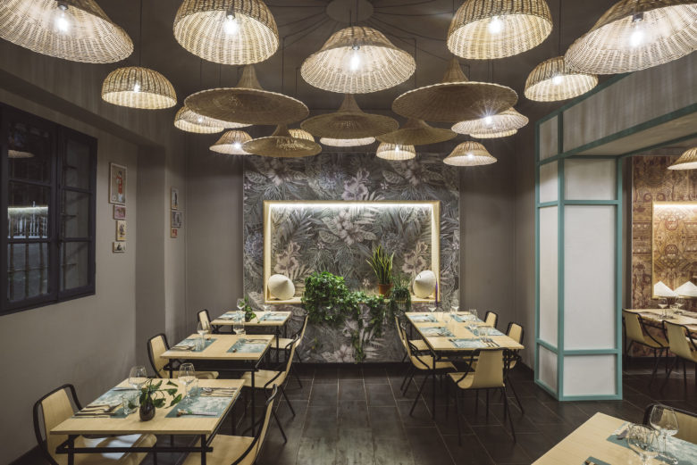 Dhabbu亞洲美食餐廳餐飲空間設計，突出亞洲元素