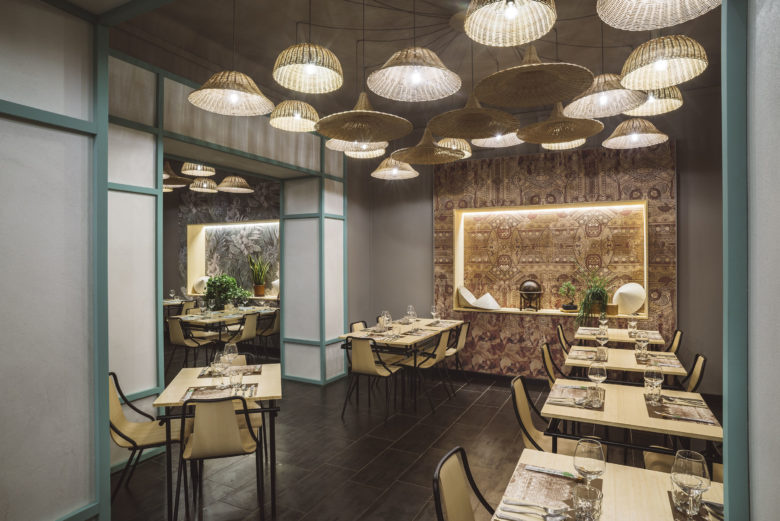 Dhabbu亞洲美食餐廳餐飲空間設計，突出亞洲元素