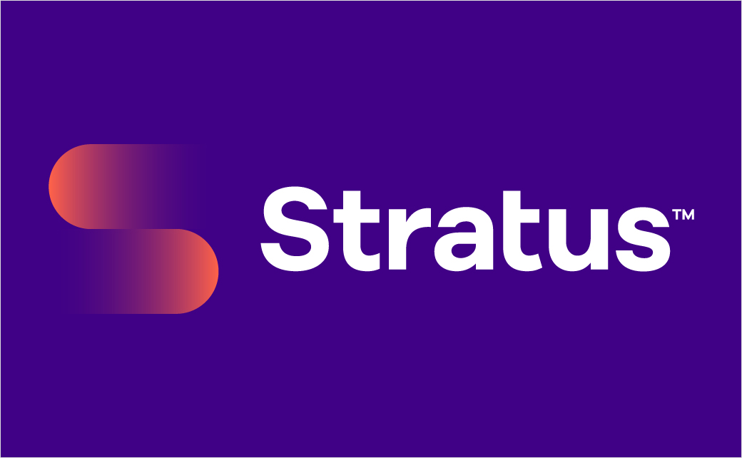 MC標牌服務集團更新品牌名稱Stratus和logo設計，兩個漸變色塊組成S