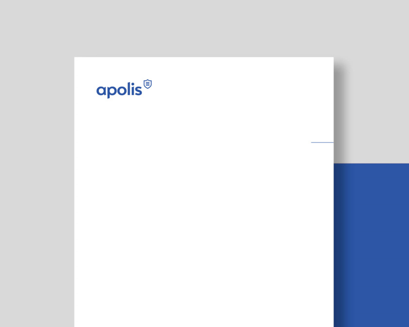 Apolis保險公司盾牌logo設計與企業品牌vii視覺識別設計-上海vi設計公司