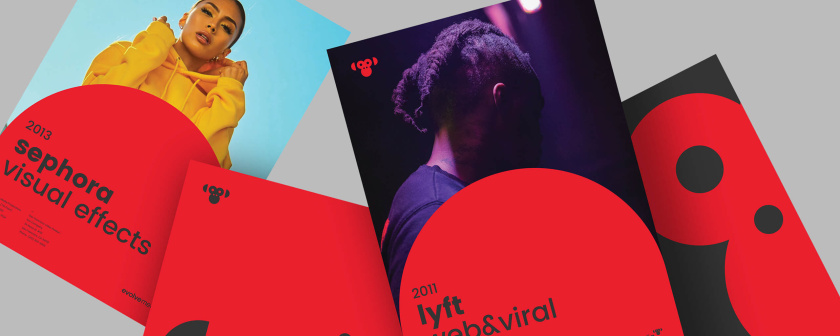 Envolve 媒體品牌形象重塑與簡約幾何風格猴頭logo設計