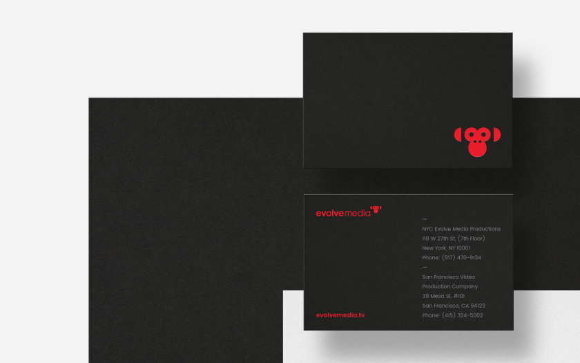 Envolve 媒體品牌形象重塑與簡約幾何風格猴頭logo設計