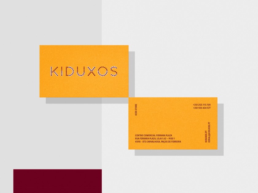 KIDUXOS兒童商店品牌logo設計vi設計與店鋪空間設計