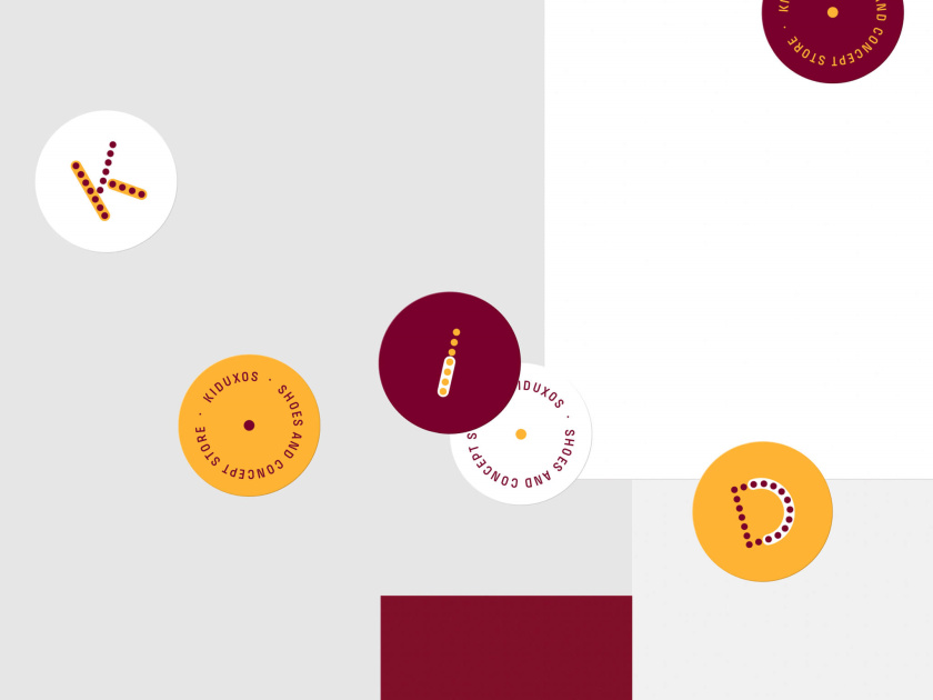 KIDUXOS兒童商店品牌logo設計vi設計與店鋪空間設計